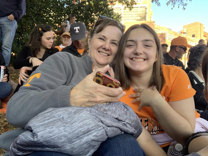 Margie Katie UT Game 2022