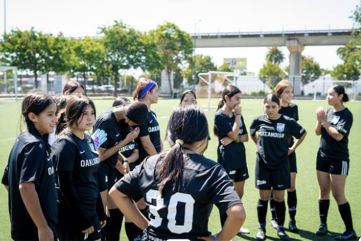 Girls soccer team Oakland Genesis