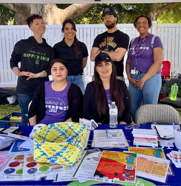 Folsom Cordova Community Partnership event group photo table